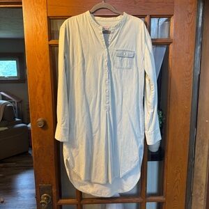 Merona Light Blue Mini Shirt Dress